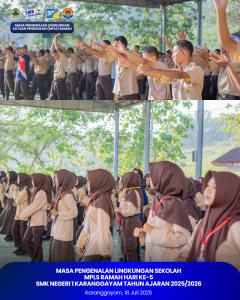 Masa Pengenalan Lingkungan Sekolah (MPLS RAMAH) Hari Ke-5 SMK Negeri 1 Karanggayam TA 2025/2026