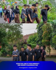 Kegiatan Jum’at Minggu 1SMK Negeri 1 Karanggayam