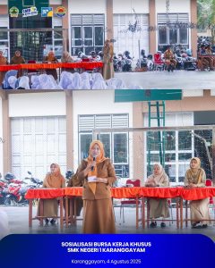 Sosialisasi Bursa Kerja Khusus / BKK SMK Negeri 1 Karanggayam