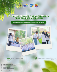 Sosialisasi Donor Darah Sukarela PMI Kebumen: Setetes Darah, Sejuta Manfaat untuk Sesama.