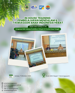 In House Training SMK Negeri 1 Karanggayam 