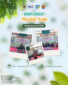 SMK Negeri 1 Karanggayam memperingati Maulid Nabi Muhammad SAW 1447 H