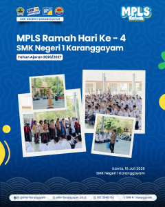 MPLS Ramah Hari Ke-4 SMK Negeri 1 Karanggayam
