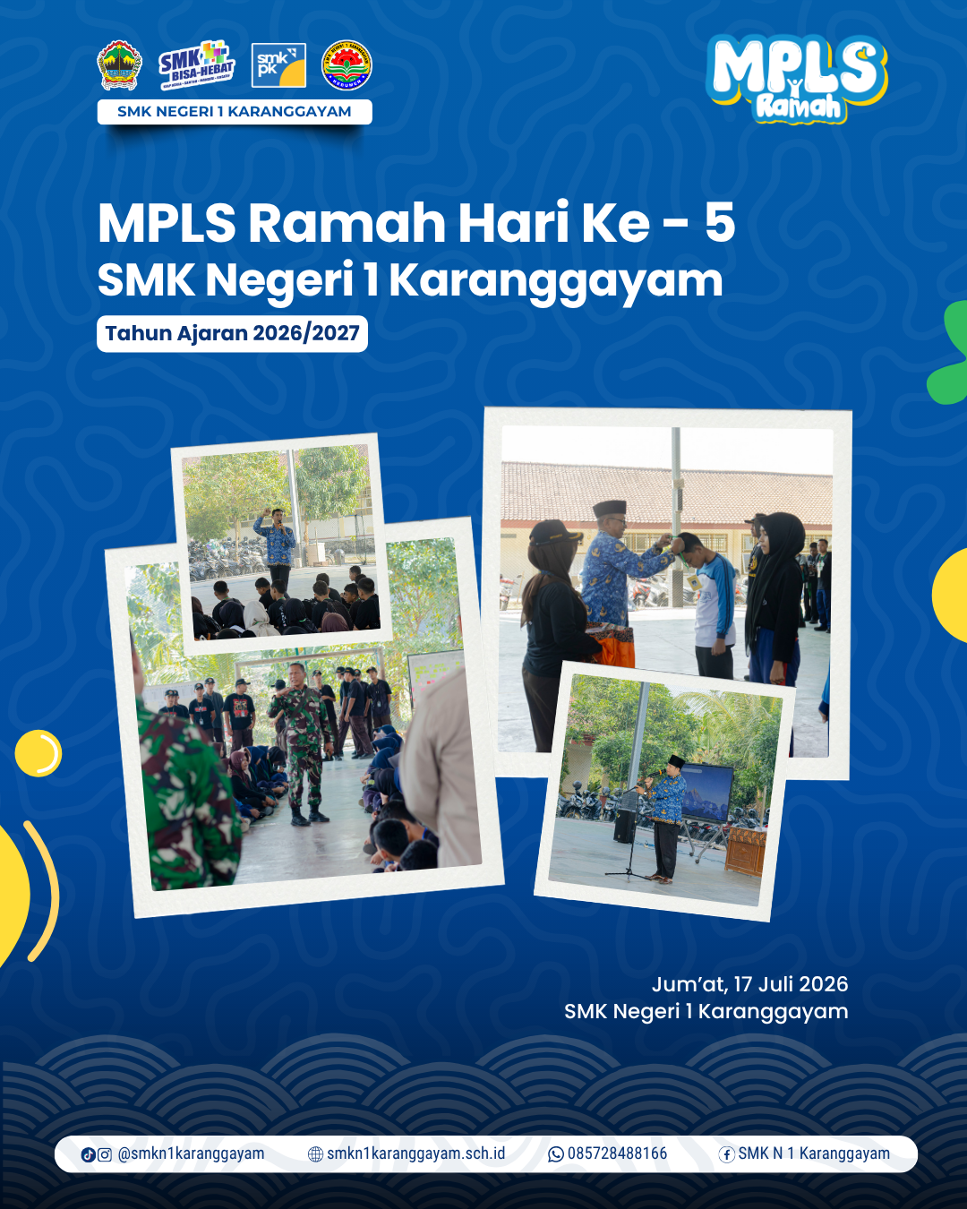 MPLS Ramah Hari Ke-5 SMK Negeri 1 Karanggayam